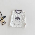 【73-110cm】セットアップ ベビー 車ロゴノースリーブ&チェックパンツ - 画像 (7)
