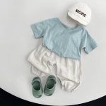 【80-130cm】半袖Tシャツ キッズ服 クリーム サラシリーズ コットン - 画像 (14)
