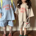 【80-150cm】セットアップ ショートパンツ カジュアル スポーツ - 画像 (12)