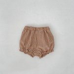 【66-100cm】セットアップ ベビー チェック 刺繍 フラワー - 画像 (16)