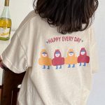 【80-140cm】半袖Ｔシャツ バックカートゥーン プリント - 画像 (12)