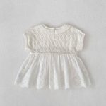 【73-110cm】ニットトップス ベビー 無地 ノースリーブ - 画像 (10)