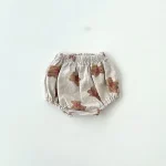 【66-100cm】ボトムス ベビー チェックor熊柄 かわいい - 画像 (6)