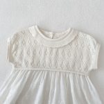 【73-110cm】ニットトップス ベビー 無地 ノースリーブ - 画像 (11)