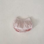 【66-100cm】トップス＆ブルマ ベビー  ピンク 蝶結び付き ドット - 画像 (13)