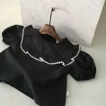 【66-90cm】ロンパースorトップス ベビー 韓国風 フリル襟 - 画像 (24)