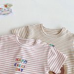 【73-100cm】セットアップ ベビー ボーダー かわいい - 画像 (12)