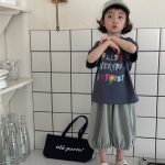 【80-140cm】半袖Ｔシャツ レタード カラフル 合わせやすい - 画像 (13)