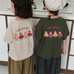 【80-140cm】半袖Ｔシャツ バックカートゥーン プリント - 画像 (14)