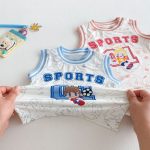 【73-120cm】セットアップ カートゥーン ノースリープ キャミ2点セット - 画像 (13)