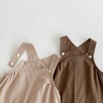 【66-90cm】サロペット ベビー ベーシック 無地 カジュアル - 画像 (18)