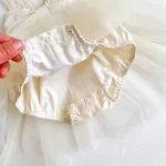 【66-90cm】ロンパース ベビー リボン ワンピース風 - 画像 (21)