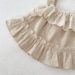 【66-100cm】セットアップ ベビー フリルキャミ＆無地ショートパンツ - 画像 (16)