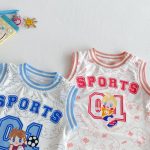 【73-120cm】セットアップ カートゥーン ノースリープ キャミ2点セット - 画像 (14)