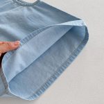 【80-130cm】セットアップ キッズ服 ノースリーブ デニム - 画像 (18)