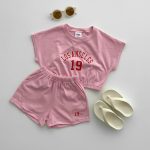 【80-130cm】セットアップ 女の子 ロサンゼルス プリント - 画像 (8)