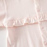 【66-90cm】ロンパース ベビー メロウ フリル 無地 - 画像 (8)