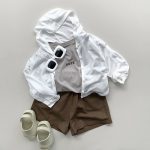 【80-130cm】ショートパンツ キッズ服 レトロ 5色選べる - 画像 (13)