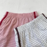 【73-100cm】ショートパンツ ベビー チェック 履きやすい - 画像 (29)