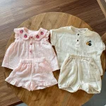 【80-150cm】セットアップ 女の子 リンクコーデリネン - 画像 (21)