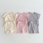 【80-130cm】セットアップ 女の子 コットン 星柄 プリント - 画像 (12)