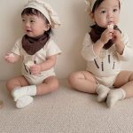 【66-90cm】ロンパースセット ベビー シェフ変装 シンプル - 画像 (4)