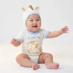 【66-90cm】ロンパース ベビー 韓国風 馬デザイン - 画像 (3)