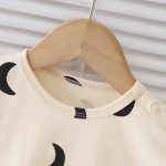 【66-100cm】ロンパース ベビー 月柄 オールインワン - 画像 (9)