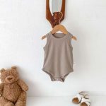 【59-90cm】ロンパース ベビー 韓国風 シンプル - 画像 (7)