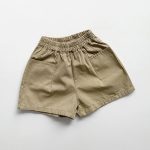 【80-130cm】ショートパンツ キッズ服 レトロ 5色選べる - 画像 (15)