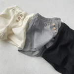 【73-100cm】ボトムス ショートパンツ ベビー 韓国風 ボタン付き - 画像 (21)