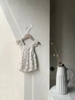 【66-90cm】ロンパース ベビー 小花柄 サロペット - 画像 (20)
