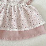 【66-100cm】トップス＆ブルマ ベビー  ピンク 蝶結び付き ドット - 画像 (17)
