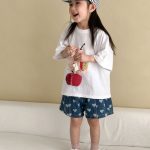 【90-150cm】Tシャツ フルーツ 文字柄 シンプル ゆったり - 画像 (3)