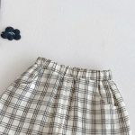 【73-110cm】セットアップ ベビー 車ロゴノースリーブ&チェックパンツ - 画像 (13)