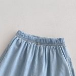 【80-130cm】セットアップ キッズ服 ノースリーブ デニム - 画像 (20)