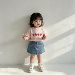 【73-100cm】Tシャツ ベビー イチゴ柄 シンプル - 画像 (9)