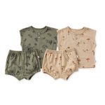 【73-100cm】セットアップ ベビー ノルディック柄物 ノースリーブ - 画像 (11)
