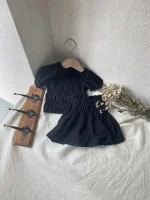 【73-100cm】セットアップ ベビー パフスリーブ スカート - 画像 (15)