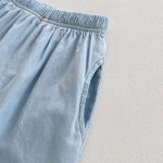 【80-130cm】セットアップ キッズ服 ノースリーブ デニム - 画像 (21)
