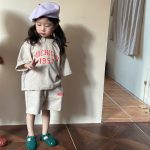 【80-150cm】セットアップ ショートパンツ カジュアル スポーツ - 画像 (2)