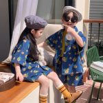 【90-150cm】セットアップ ひまわり デザイン デニム - 画像 (8)