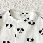 【80-160cm】セットアップ キッズ 総柄 プリント ノースリーブ - 画像 (7)