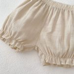 【66-100cm】セットアップ ベビー フリルキャミ＆無地ショートパンツ - 画像 (20)