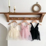 【66-90cm】ロンパース ベビー リボン ワンピース風 - 画像 (9)