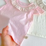 【66-100cm】セットアップ ベビー フリル襟トップス&フラワーパンツ - 画像 (15)