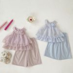 【73-120cm】セットアップ 女の子 ローズ メッシュ - 画像 (10)