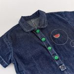 【66-100cm】ロンパース ベビー デニム オールインワン - 画像 (8)