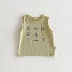 【73-100cm】ベスト ベビー アイコン柄 タンクトップ - 画像 (3)