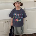 【80-140cm】半袖Ｔシャツ レタード カラフル 合わせやすい - 画像 (16)